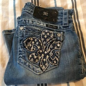 MissMe Bootcut Jeans sz 24